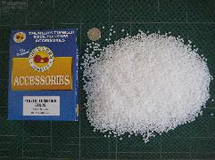 Plastic tumbling beads