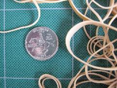 Close Up Rubber Bands