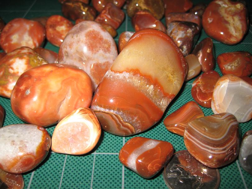Lake Superior Agates Close Up