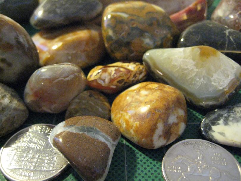 Thunder Eggs and Prairie Agate Close Up